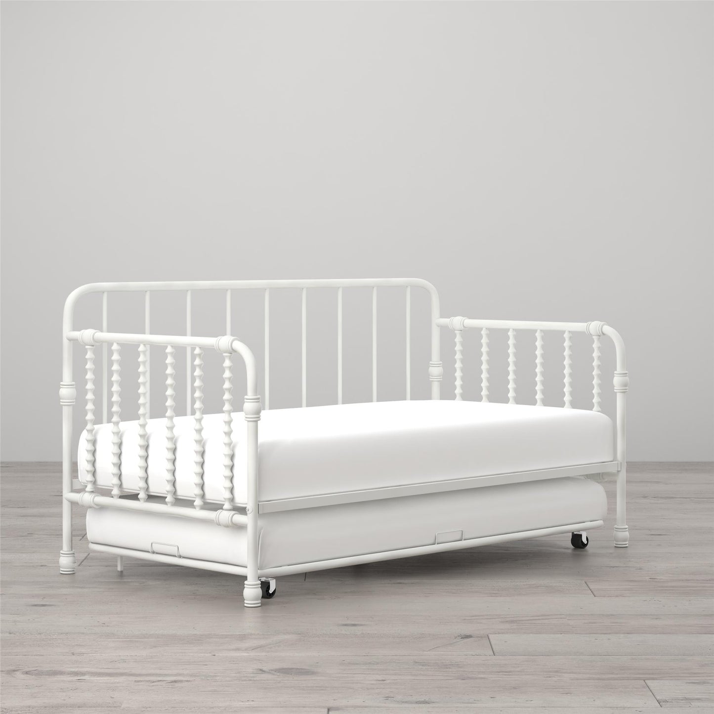 Monarch Hill Wren Metal Daybed and Trundle Set - White - Twin