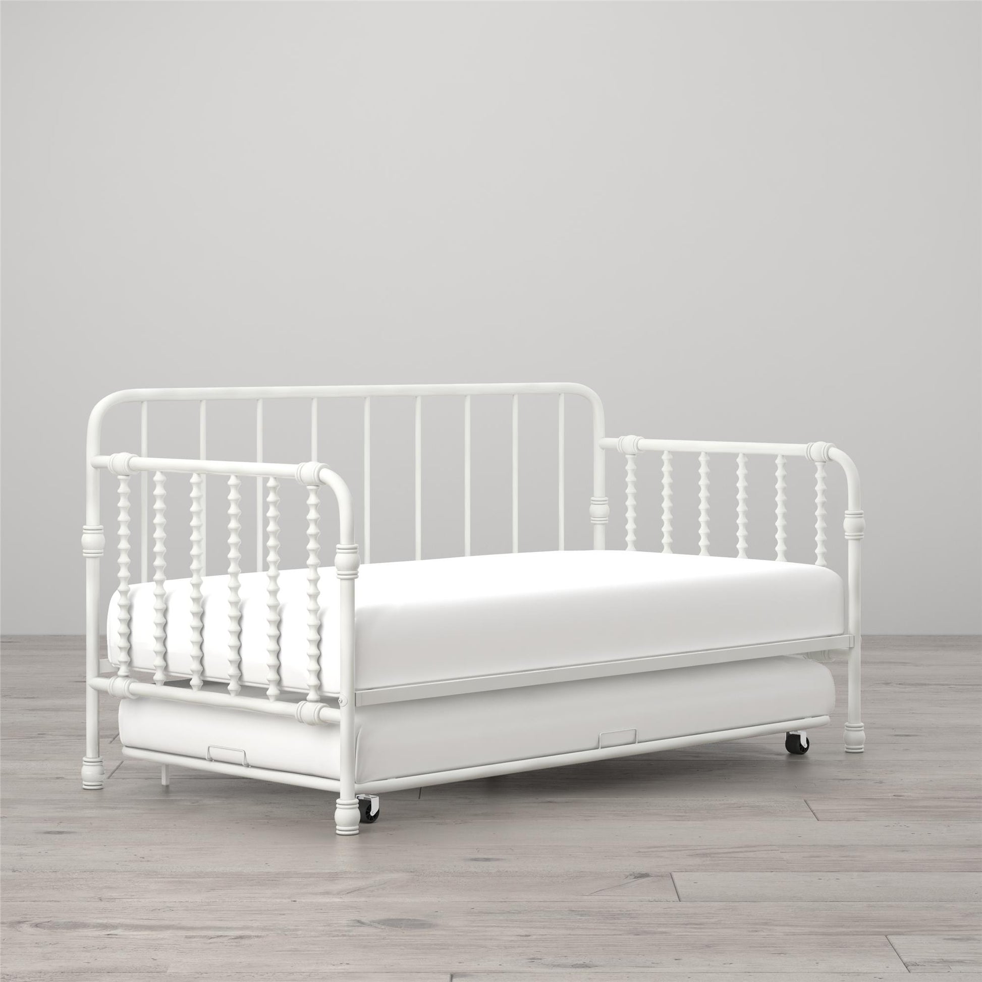 Monarch Hill Wren Metal Daybed and Trundle Set - White - Twin