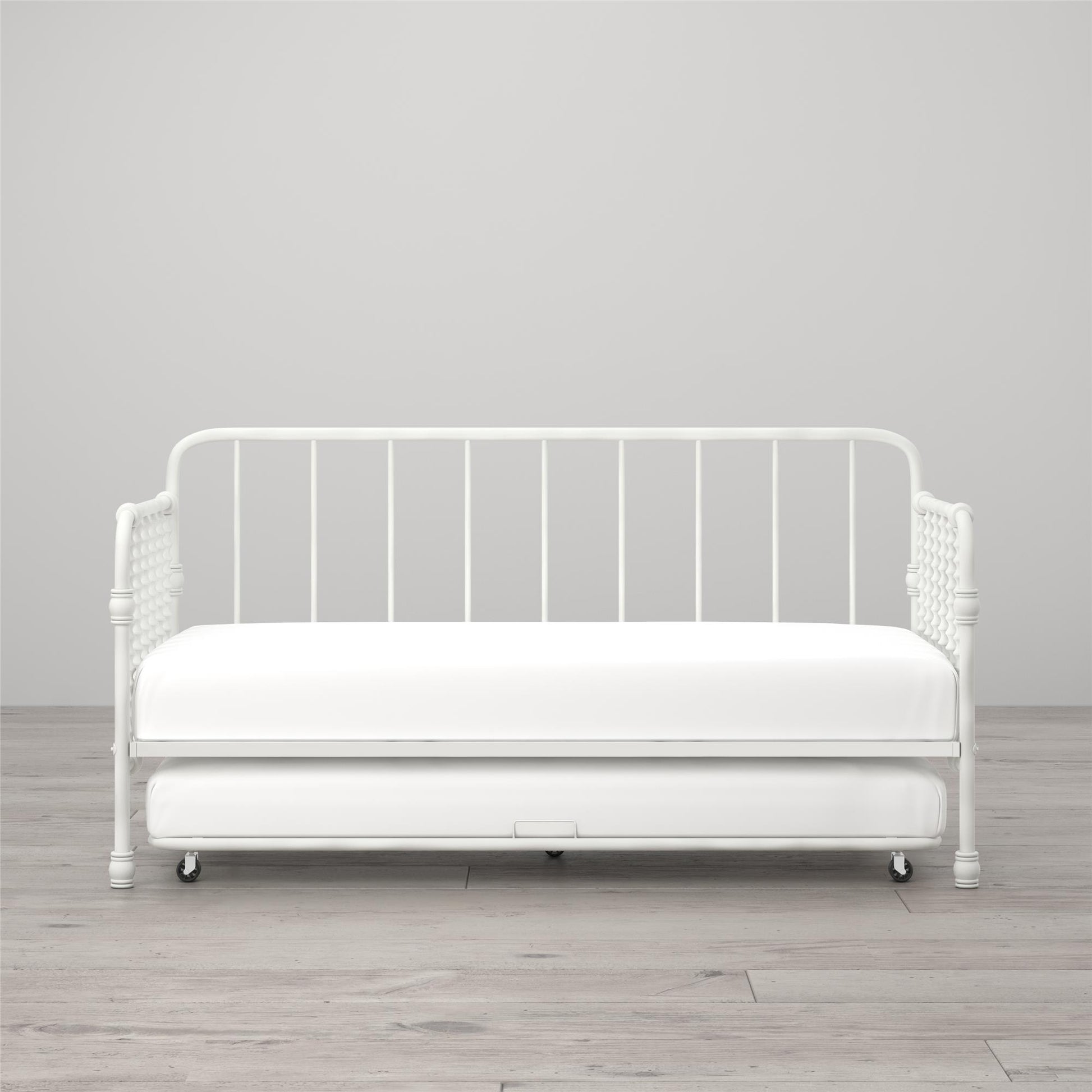 Monarch Hill Wren Metal Daybed and Trundle Set - White - Twin