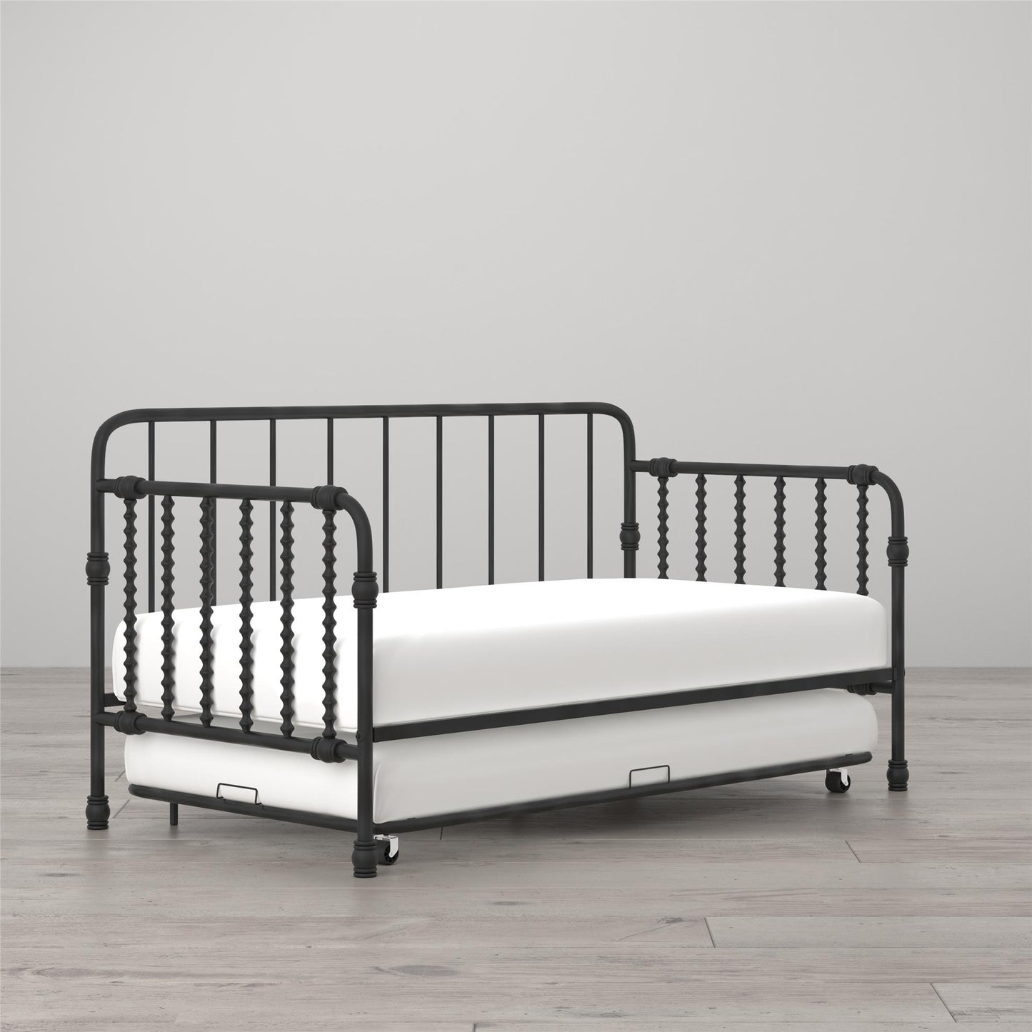 Monarch Hill Wren Metal Daybed and Trundle Set - Black - Twin