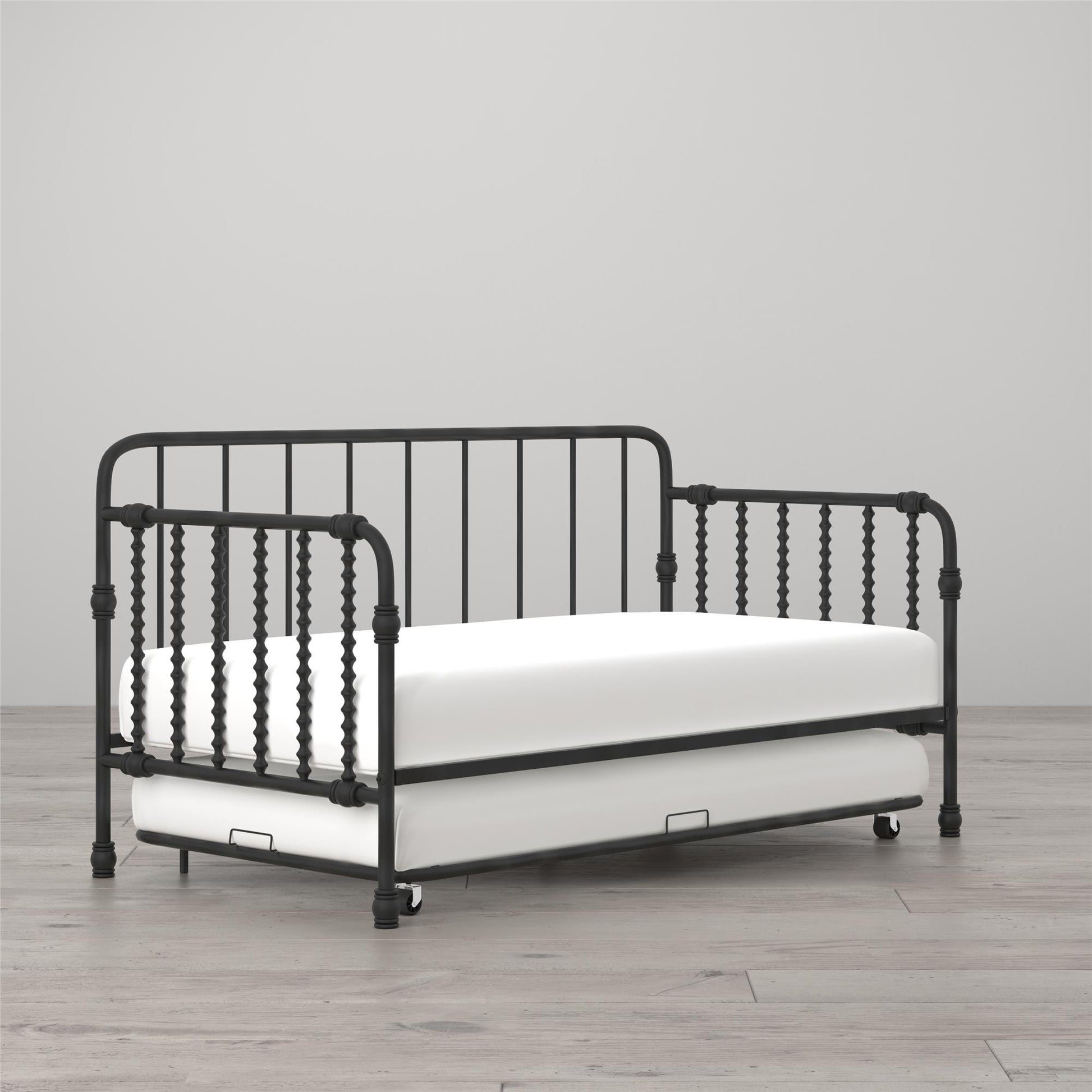Monarch Hill Wren Metal Daybed and Trundle Set - Black - Twin