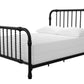 Monarch Hill Wren Metal Bed with Curved Scrollwork Design - Black - Full