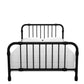 Monarch Hill Wren Metal Bed with Curved Scrollwork Design - Black - Full