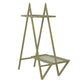 Botanika Plant Stand with 2 Metal Shelves for Potted Flowers - Olive Green