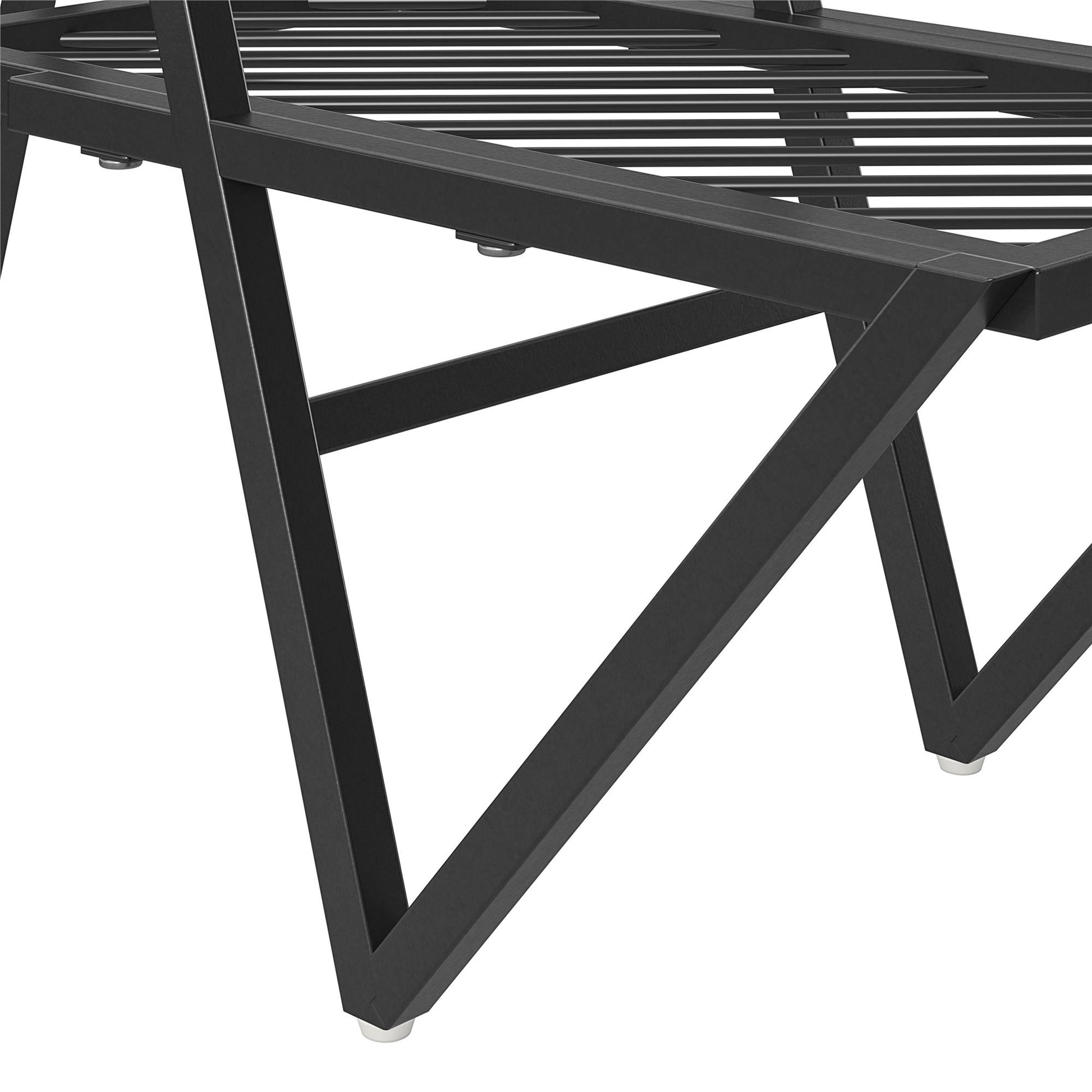 Botanika Plant Stand with 2 Metal Shelves for Potted Flowers - Black