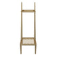 Botanika Plant Stand with 2 Metal Shelves for Potted Flowers - Gold