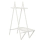 Botanika Plant Stand with 2 Metal Shelves for Potted Flowers - White