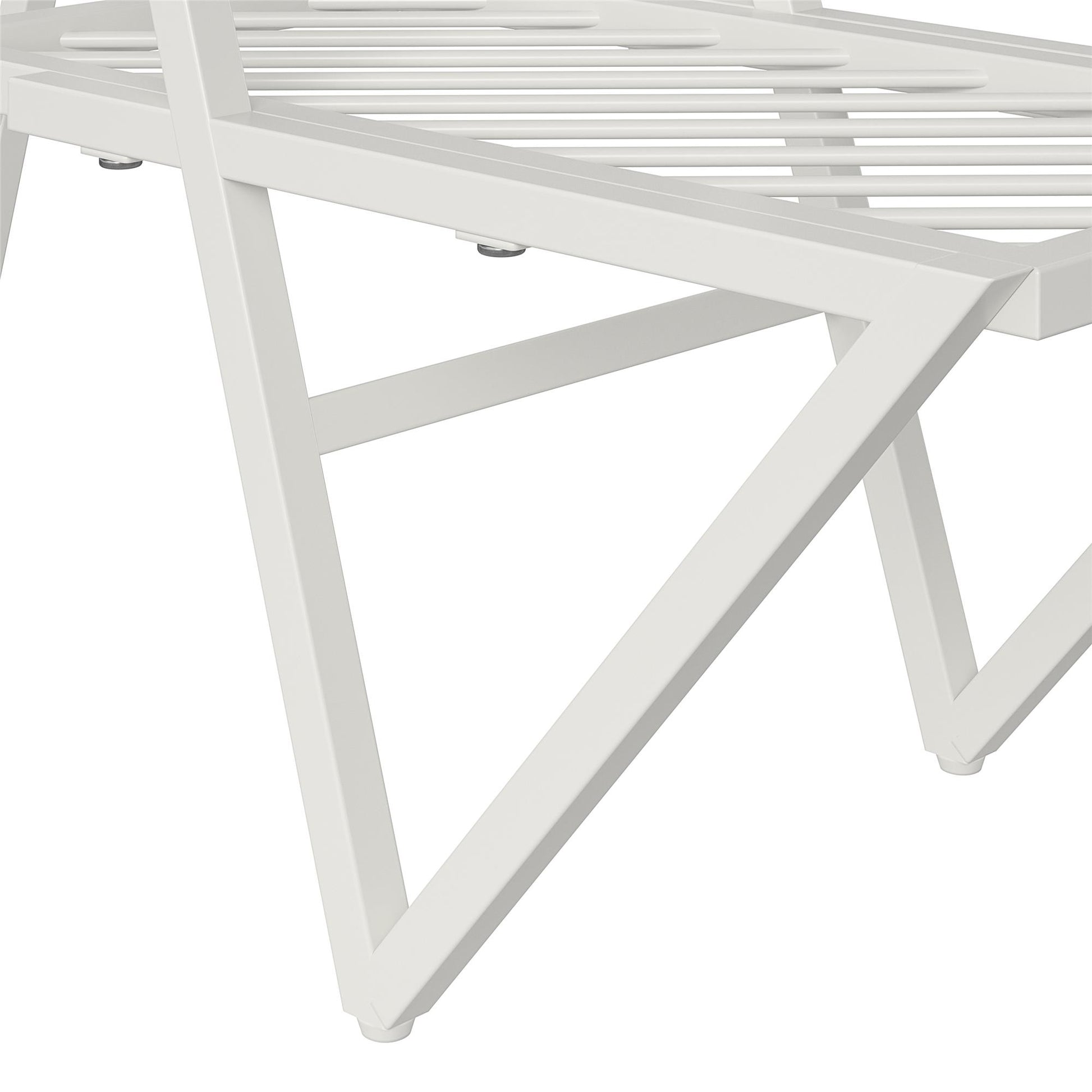 Botanika Plant Stand with 2 Metal Shelves for Potted Flowers - White