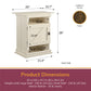 Flipper Farmington Rustic Farmhouse Aquarium Stand For 10 or 20 Gallon Tank - Rustic