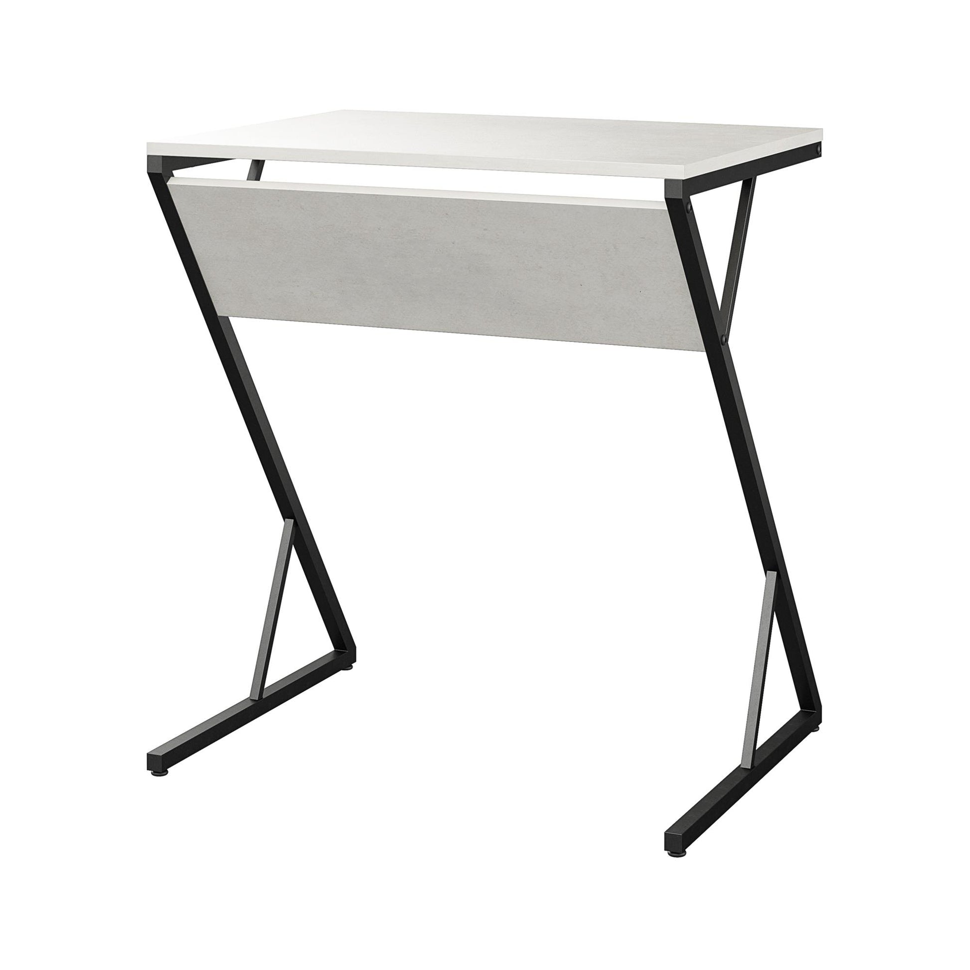 Regal Accent Table/Laptop Desk, Plaster/Gunmetal - Plaster