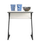 Regal Accent Table/Laptop Desk, Plaster/Gunmetal - Plaster