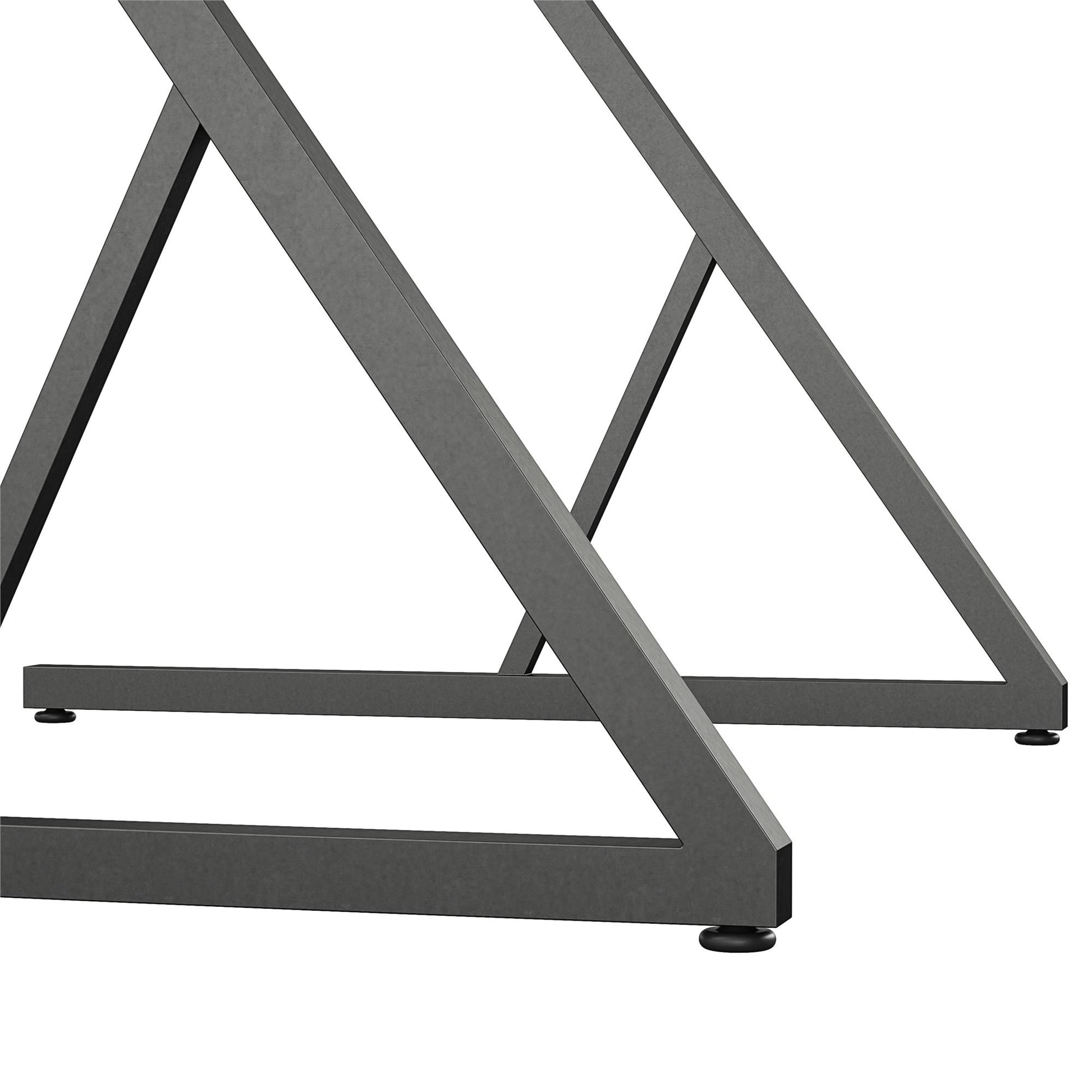 Regal Accent Table/Laptop Desk, Plaster/Gunmetal - Plaster