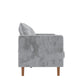 Paige Modern Pillowback Sofa - Light Gray