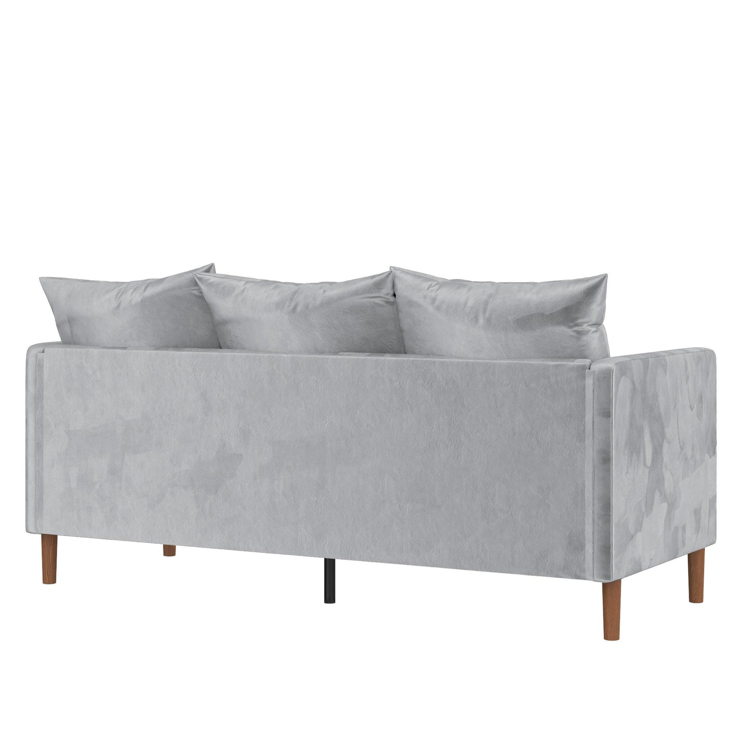 Paige Modern Pillowback Sofa - Light Gray