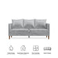 Paige Modern Pillowback Sofa - Light Gray