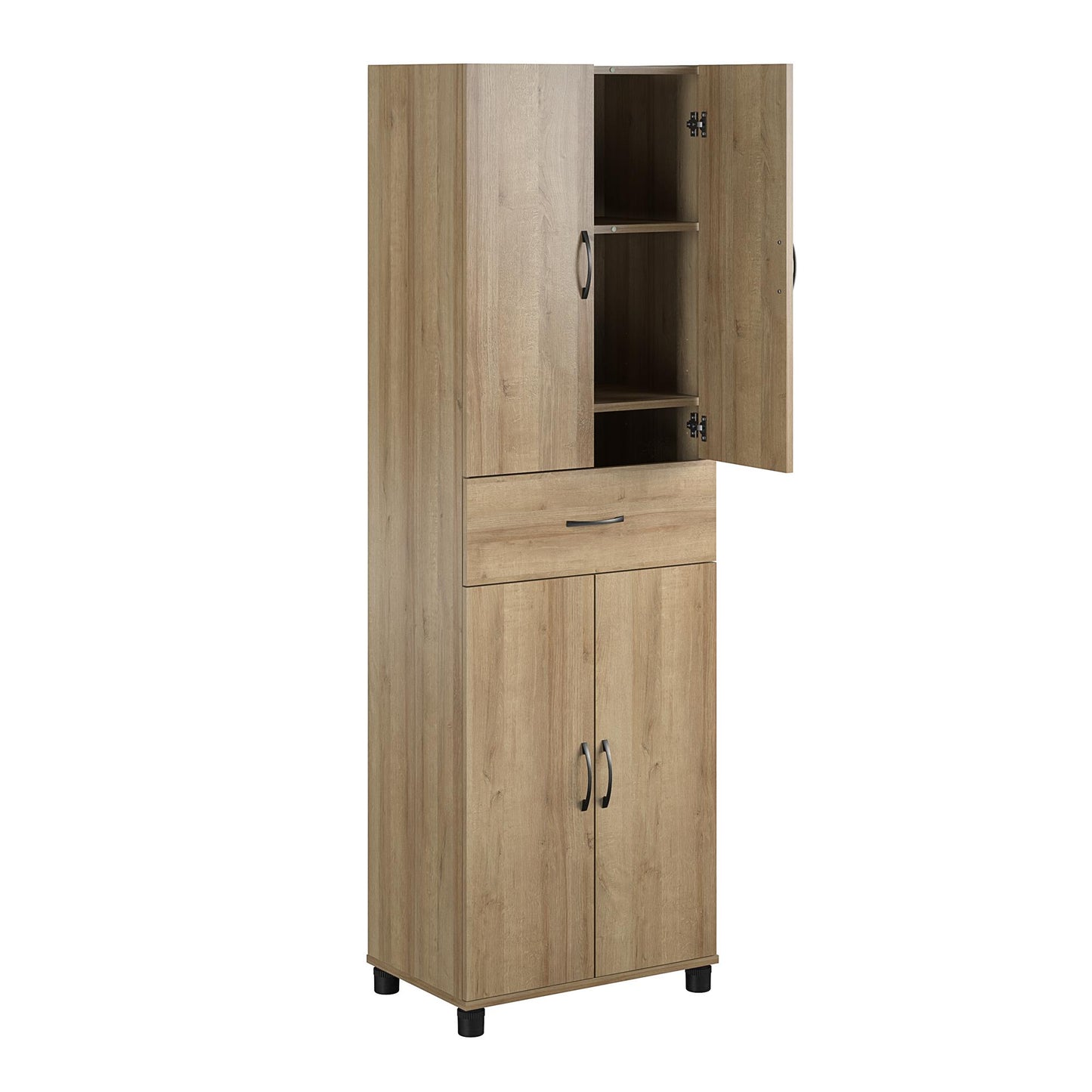 Basin 23.5 Inch Closed Storage Cabinet - Natural