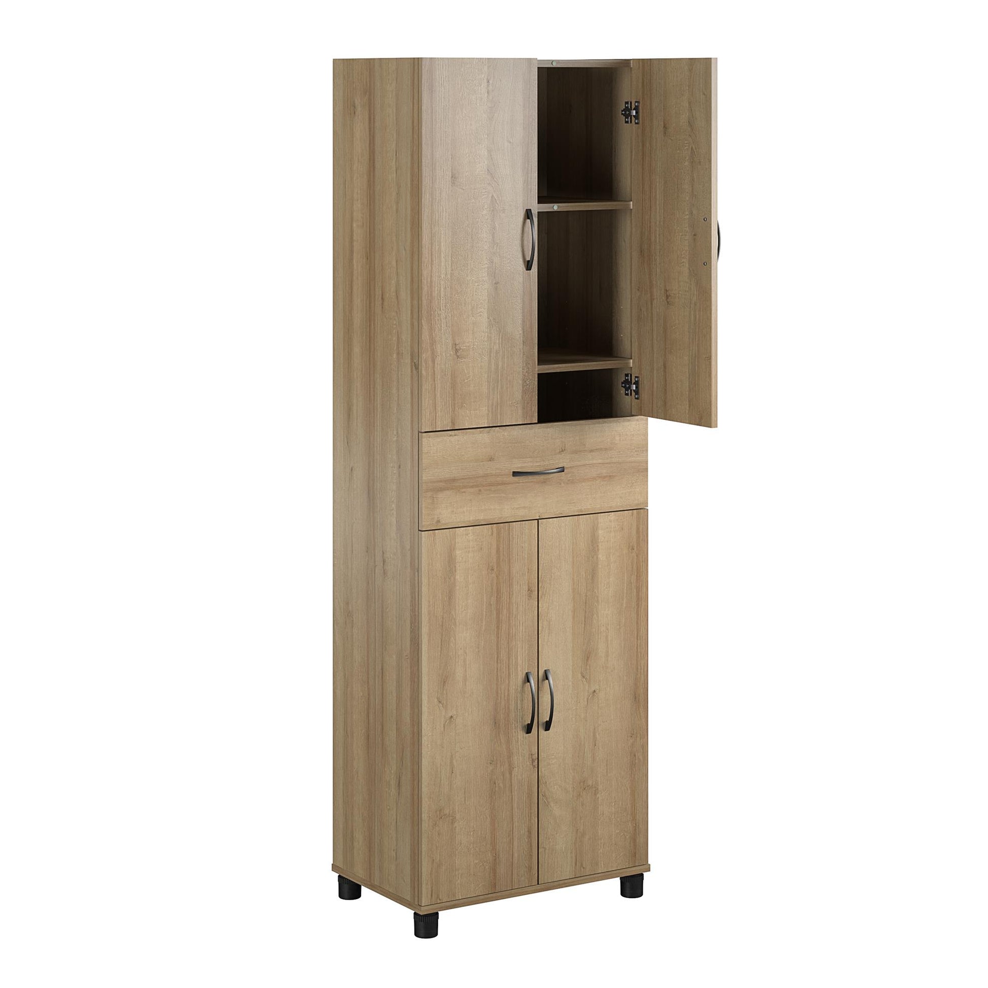 Basin 23.5 Inch Closed Storage Cabinet - Natural