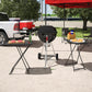 Multi-Functional, Adjustable, Personal Folding Activity Table - Black - 2-Pack