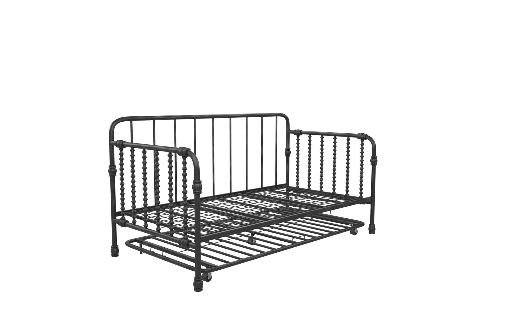 Monarch Hill Wren Metal Daybed and Trundle Set - Black - Twin