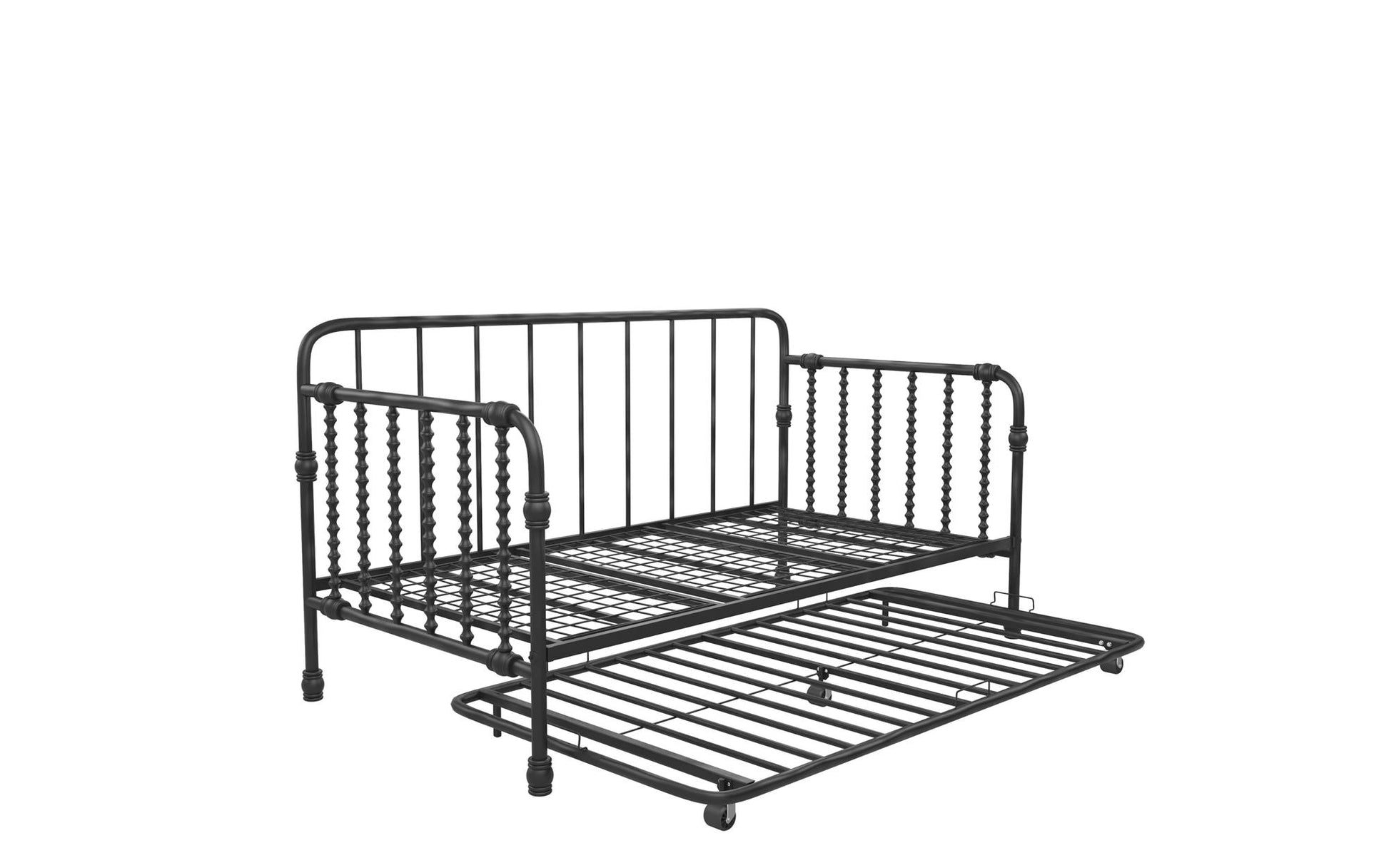 Monarch Hill Wren Metal Daybed and Trundle Set - Black - Twin