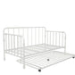 Monarch Hill Wren Metal Daybed and Trundle Set - White - Twin