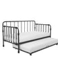 Monarch Hill Wren Metal Daybed and Trundle Set - Black - Twin
