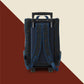 Kaya Pet Carrier Trolley with Pull Up Handle - Blue Cheetah