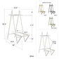 Botanika Plant Stand with 2 Metal Shelves for Potted Flowers - Gold