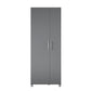 Camberly Tall Asymmetrical Cabinet, Graphite Gray - Graphite Grey