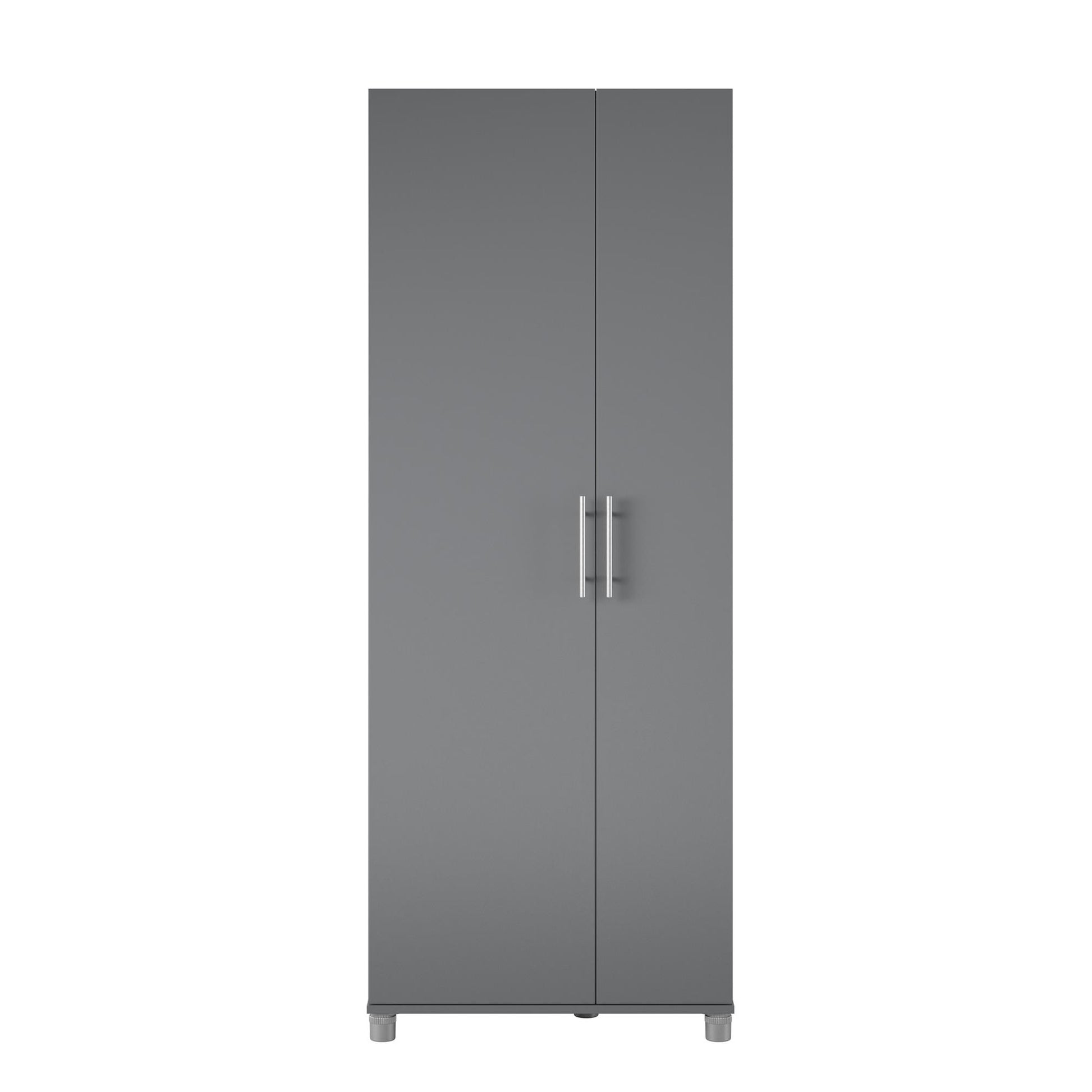 Camberly Tall Asymmetrical Cabinet, Graphite Gray - Graphite Grey