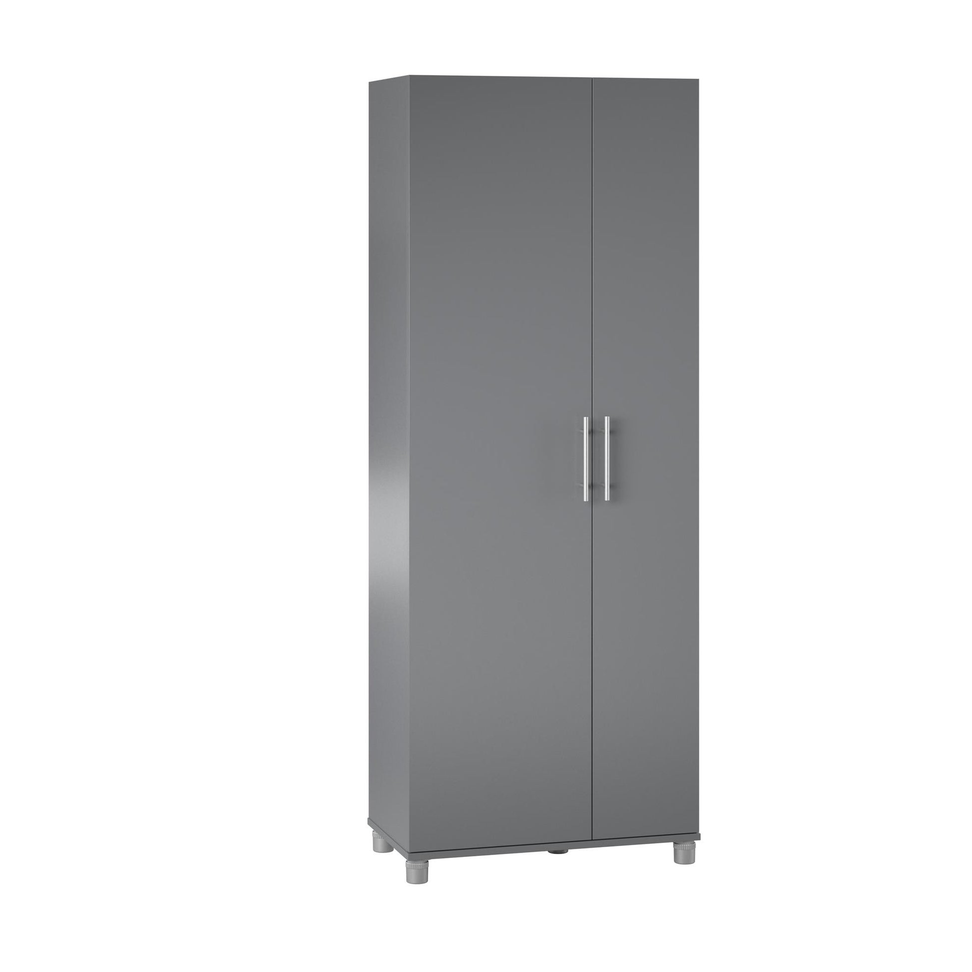 Camberly Tall Asymmetrical Cabinet, Graphite Gray - Graphite Grey