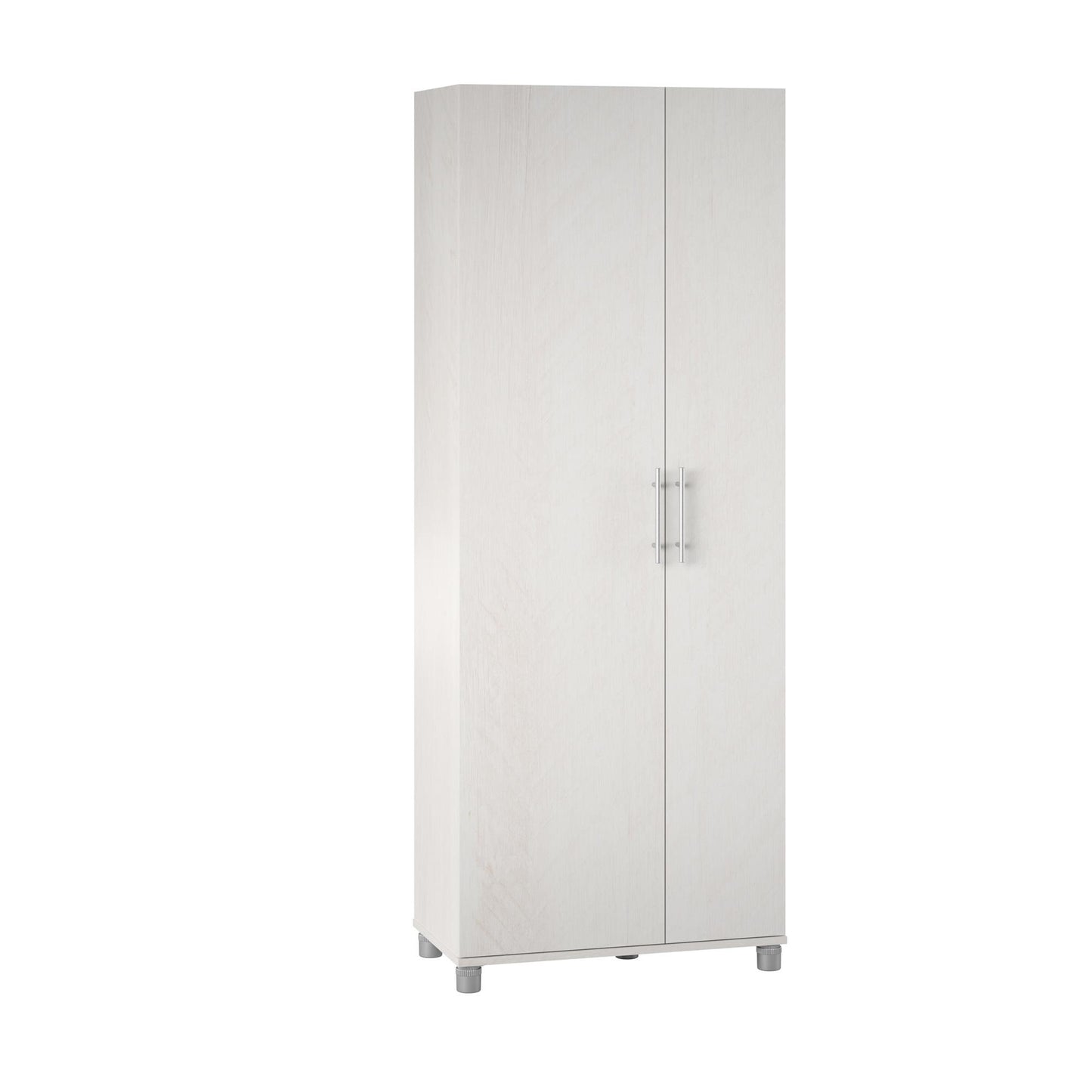 Camberly Tall Asymmetrical Cabinet, Ivory Oak - Ivory Oak