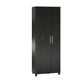 Camberly Tall Asymmetrical Cabinet, Black Oak - Black Oak