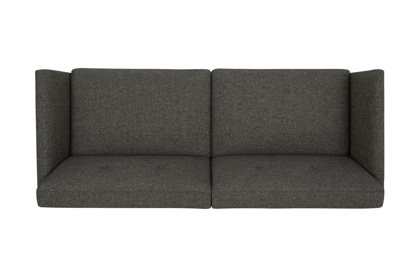 Regal Linen Upholstered Futon - Grey Linen