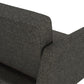Regal Linen Upholstered Futon - Grey Linen