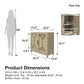 Neely Accent Cabinet, Pale Oak - Pale Oak