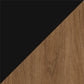 Daphne TV Console, Walnut and Black - Walnut