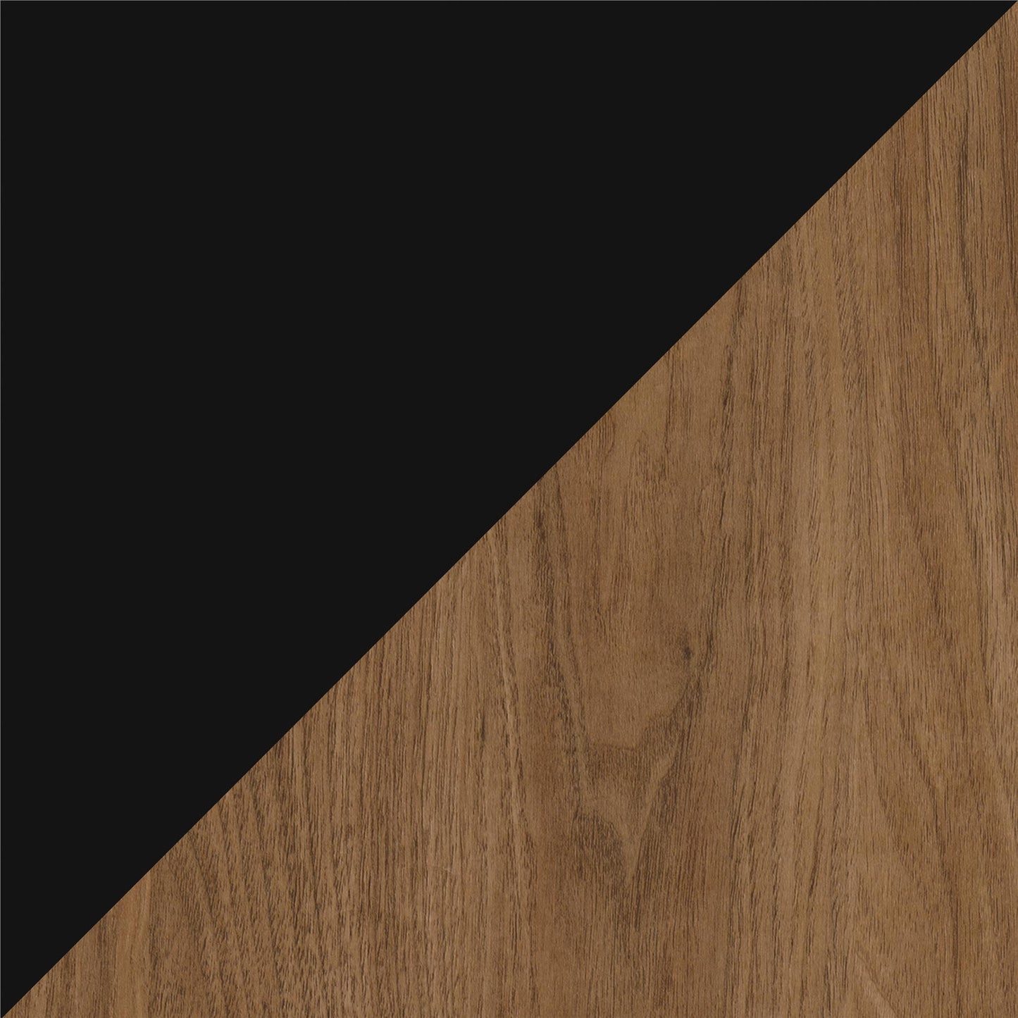 Daphne TV Console, Walnut and Black - Walnut