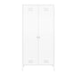 Shadwick Tall 2 Door Closed Metal Storage Locker Cabinet - White