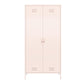 Shadwick Tall 2 Door Closed Metal Storage Locker Cabinet - Pale Pink