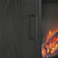 Merritt Avenue Electric Fireplace TV Console with 2 Storage Cabinets for TVs up to 74" - Black Oak