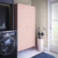 Shadwick Tall 2 Door Closed Metal Storage Locker Cabinet - Pale Pink