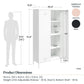 Shadwick Tall 2 Door Closed Metal Storage Locker Cabinet - Black