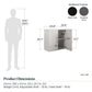Camberly 24" Wall Cabinet, Black Oak - Black Oak