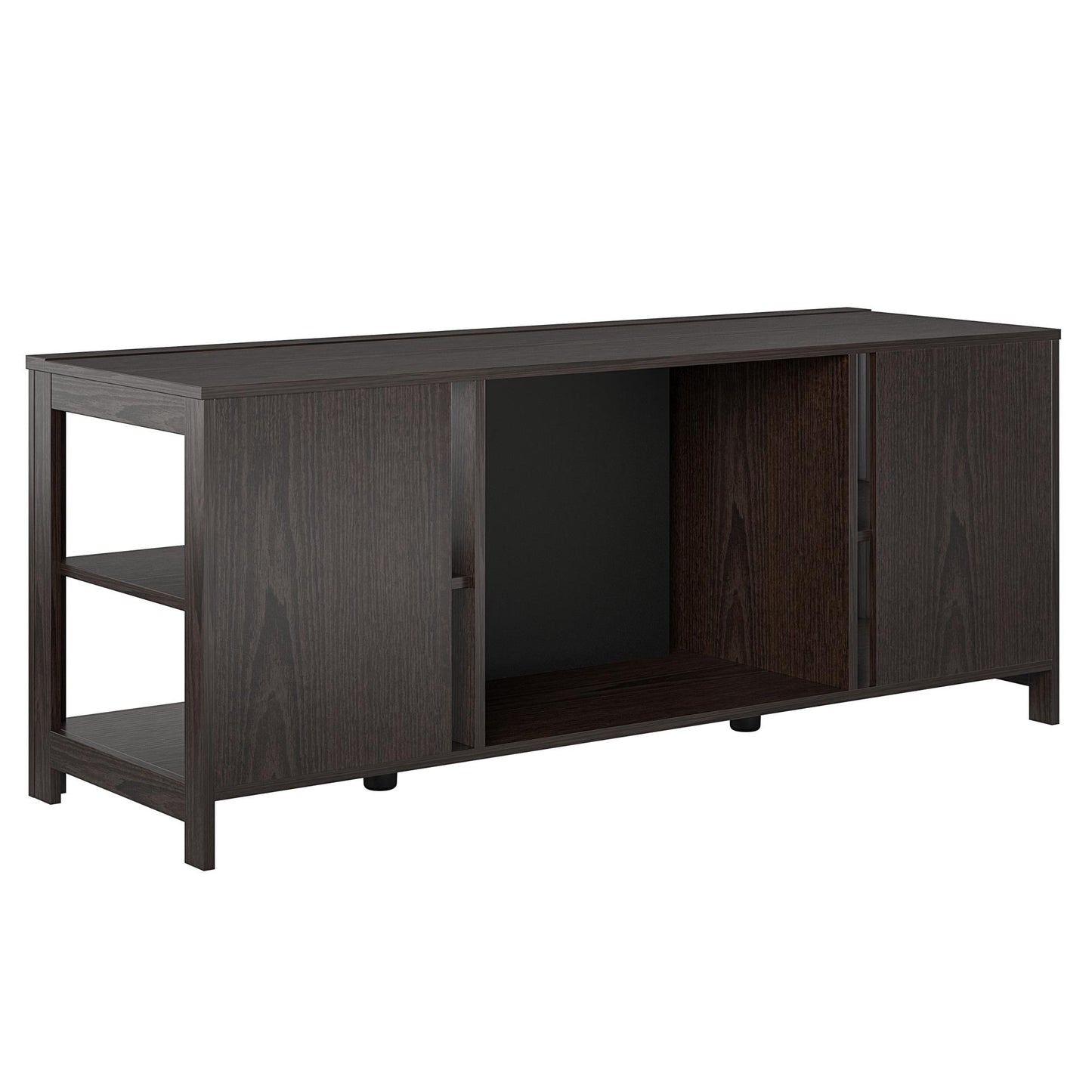 Melville Electric Fireplace Console TV Stand for TVs up to 74" - Espresso
