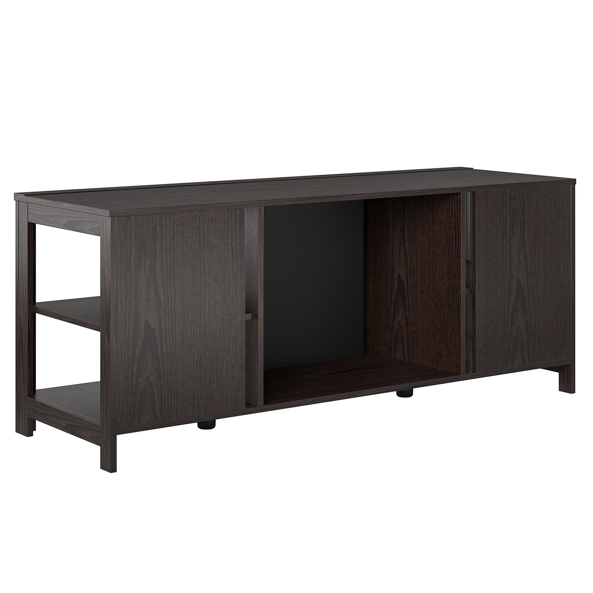 Melville Electric Fireplace Console TV Stand for TVs up to 74" - Espresso