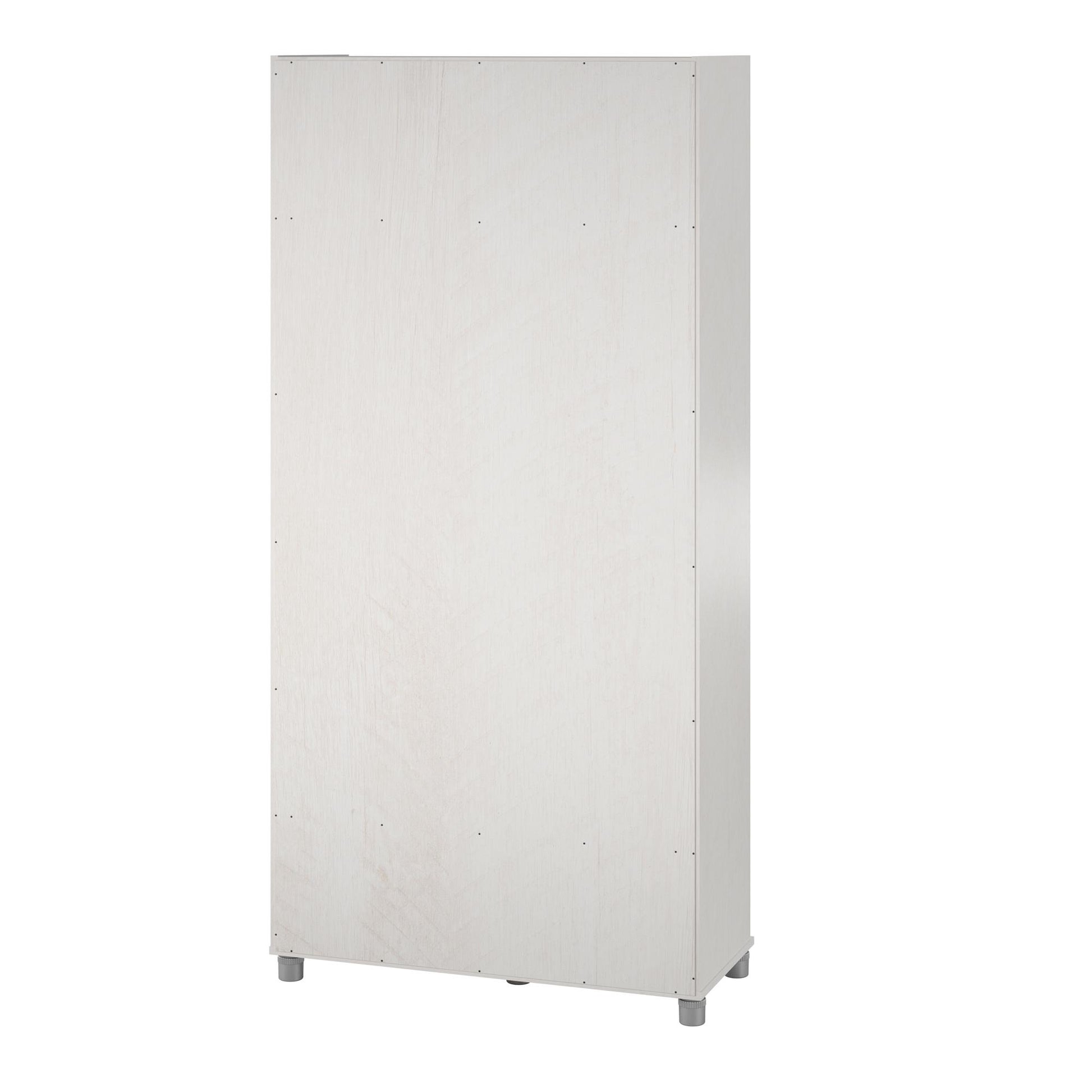 Camberly 36" Wide Mudroom Storage Cabinet with Clothing Rod - Ivory Oak