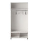 Camberly 36" Wide Mudroom Storage Cabinet with Clothing Rod - Ivory Oak