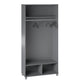 Camberly 36" Wide Mudroom Storage Cabinet with Clothing Rod - Graphite Grey