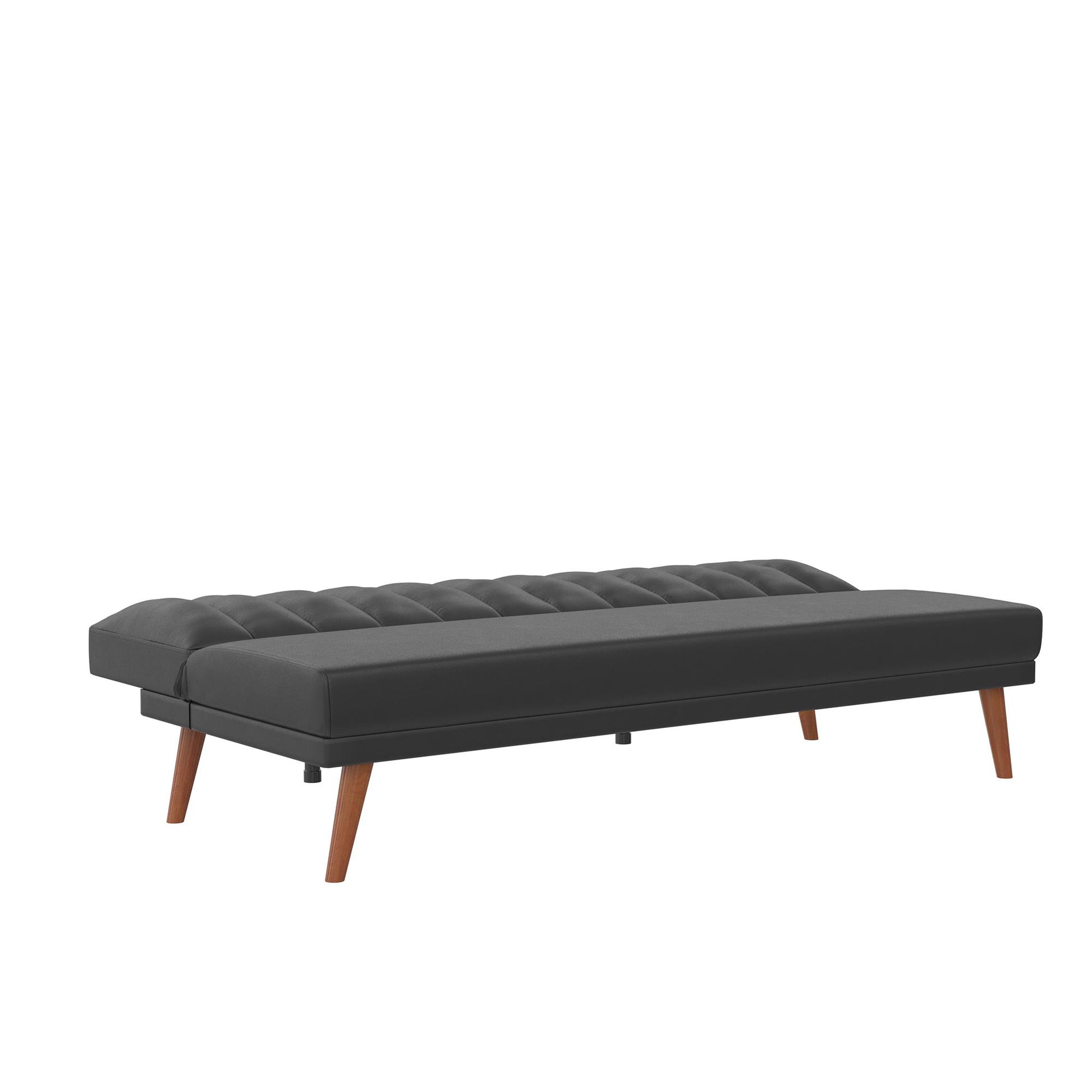 Brittany Armless Futon - Black